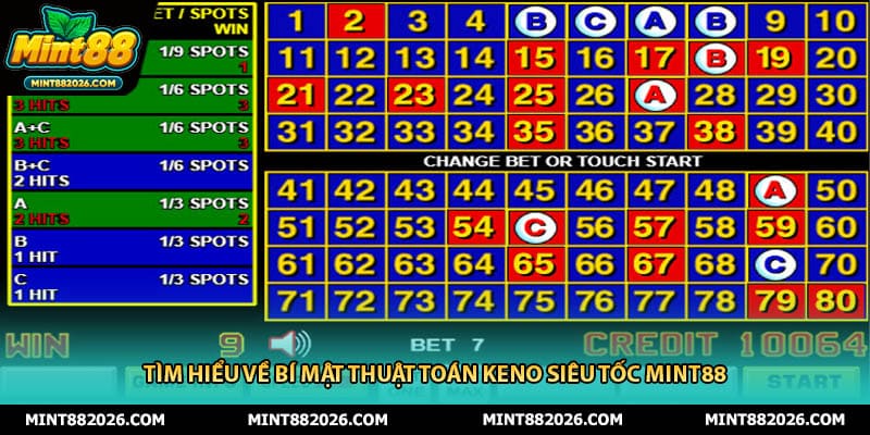Tìm hiểu về bí mật thuật toán keno siêu tốc mint88